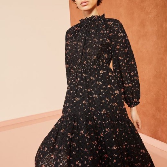 🧡🖤ULLA JOHNSON NWT skirt 2 - Picture 2 of 4